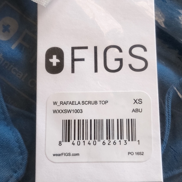 Figs Tops Figs Alps Blue Rafaela Xs Poshmark